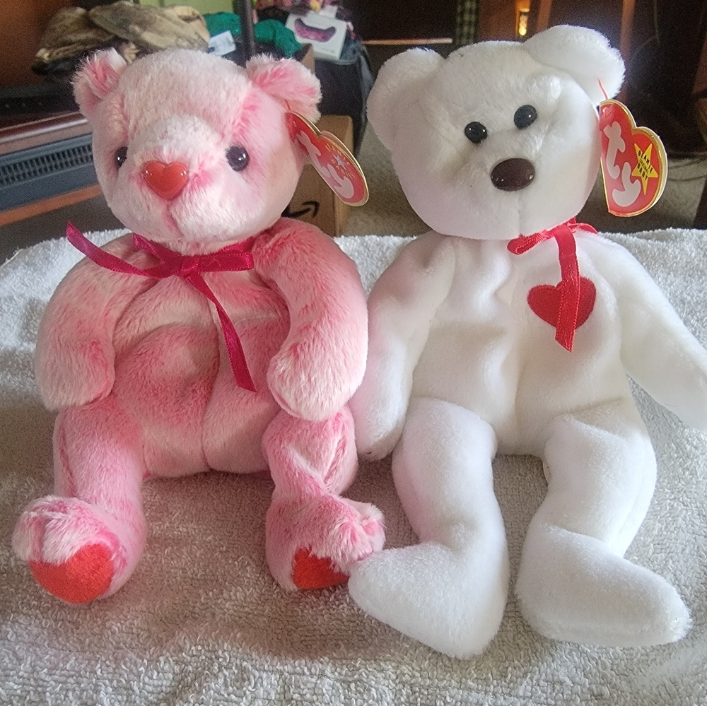 Ty February Beanie Bears